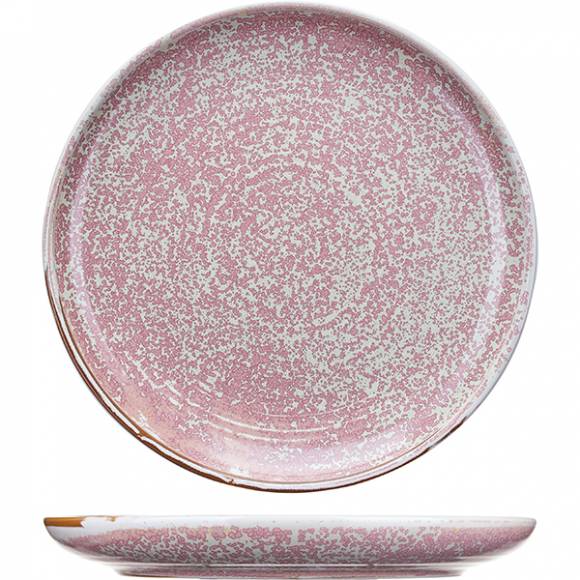 Тарелка с бортом «Пион»  D=280, H=35мм фарфор розов. 03013390 ZA0028-11-p /1/12/