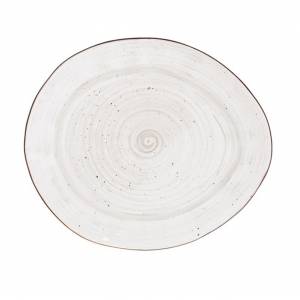 Тарелка капля 270мм фарфор White Fusion P.L. 73040092 (P5226127/0525-2) /6/