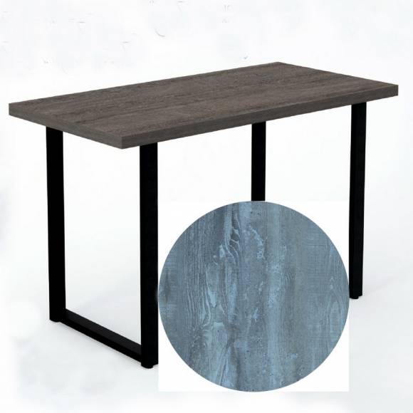 Стол прямой 1200х600х750 П-образный Бетон Пайн Стол прямой 1200х600х750 П-образный Бетон Пайн