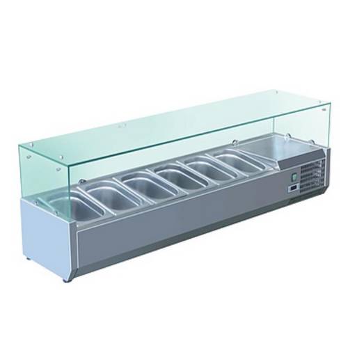 Витрина холодильная нстольная Koreco VRX1400330(335I)  вместимость 6хGN1/4-150 статика