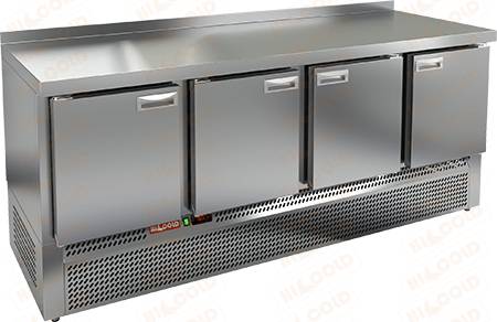Стол морозильный Hicold SNE 1111/BT 4 двери (агрегат внизу)