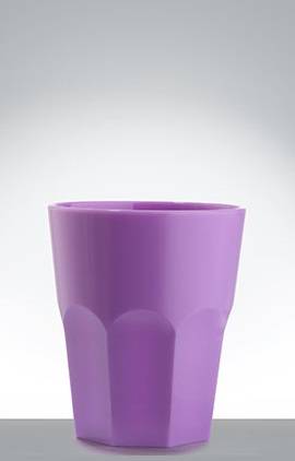 Стакан низкий 270мл GRANITY PC Nipco лиловый 98мм 190847 /72/