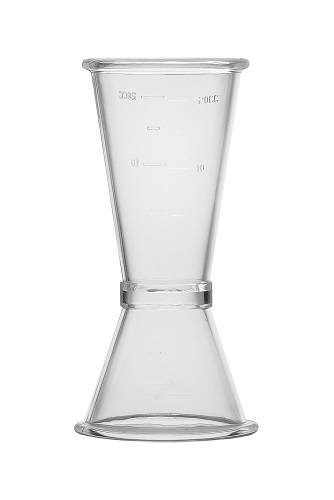 Джиггер 10/20 мл пластик прозрачный JW-MC20 кт2336 Джиггер 10/20 мл пластик прозрачный JW-MC20 кт2336