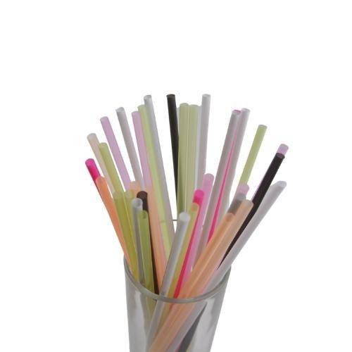 Трубочка для коктейля 0,5х21см цветная прямая 1000шт/уп  