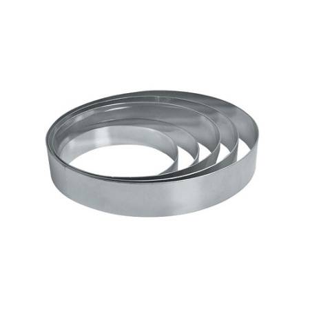 Форма кондитерская "Круг" d=12 см. h=4,5 см. нерж. MGsteel /1/96/