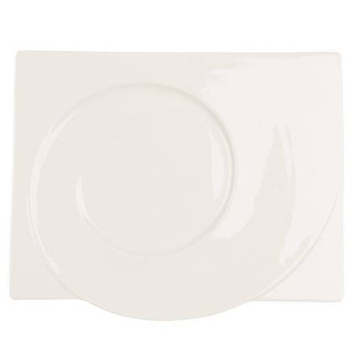 Блюдо прямоугольное 300мм спираль PROFF CUISINE фарфор F2898-12/71047042  81223344 /6/