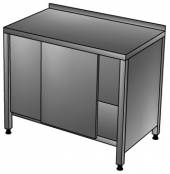 СКПП Стол-купе производственный с бортом, полкой 2000*900*850, зашивка сзади и по бокам