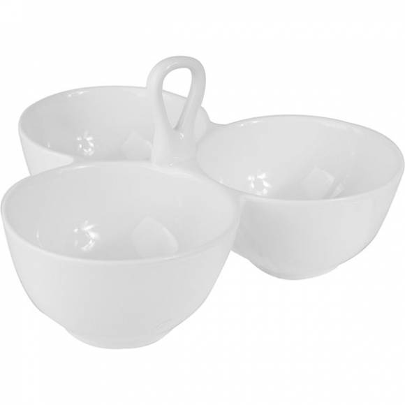 Менажница тройная 250мл D=100 H=120 L=205 B=205мм «Кунстверк» A3939 /1/12/