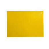 Доска разделочная 600х400х18мм желтая полипропилен MGSteel 1713