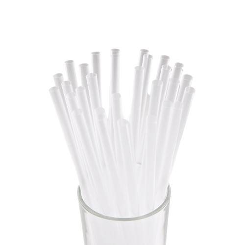 Трубочка для коктейля 0,8х20см прозрачная прямая 250шт/уп КОРОТКАЯ 