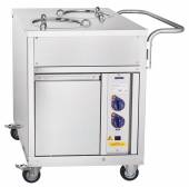 Прилавок для подогрева тарелок Абат Передвижная линия ПТЭ-70КМ(П)-80