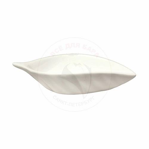 Соусник 30мл 100х45мм Лист  P.L. PROFF CUISINE фарфор 81200062 /16/