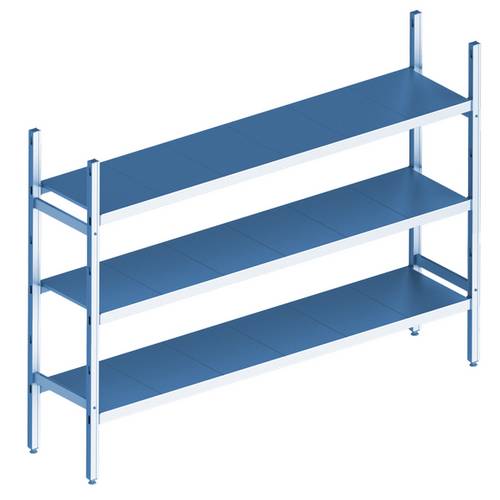 Cтеллажная система Polair LOAD.ME inox 3 яруса 1000x300x1600