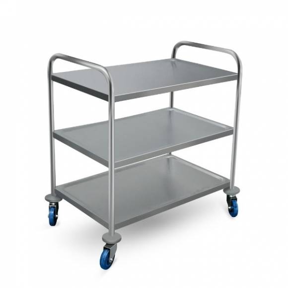 Тележка сервировочная 3-х ярусная 950х500х950мм Luxstahl TR-3L Тележка сервировочная 3-х ярусная 950х500х950мм Luxstahl TR-3L