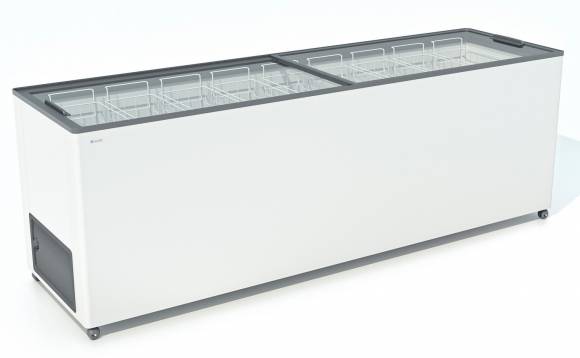 Ларь морозильный Frostor F 800 С серый с прямым стеклом Ларь морозильный Frostor F 800 С серый с прямым стеклом