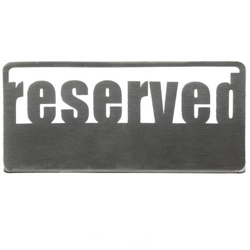 Табличка настольная «Reserved» Luxstahl 140х50 мм
