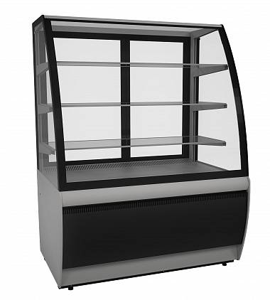 Витрина холодильная кондитерская K70 VM 1,3-1 LIGHT 0011-9005 (ВХСв-1,3д Сarboma ТЕХНО)