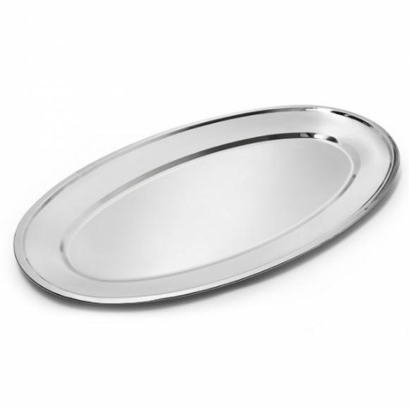 Блюдо овальное 14'' 350х235мм, нерж.[RGS-PD371] кт2889