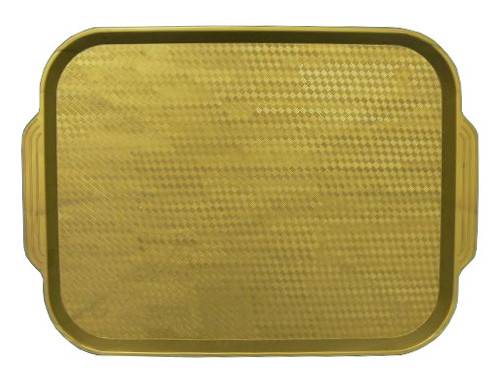 Поднос прямоугольный 45х35,5см золотой с ручками (508) 1730 SC 806  мки111 /10/