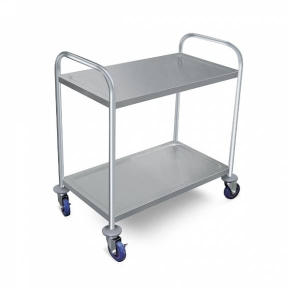 Тележка сервировочная 2-х ярусная 950х500х950мм Luxstahl TR-2L