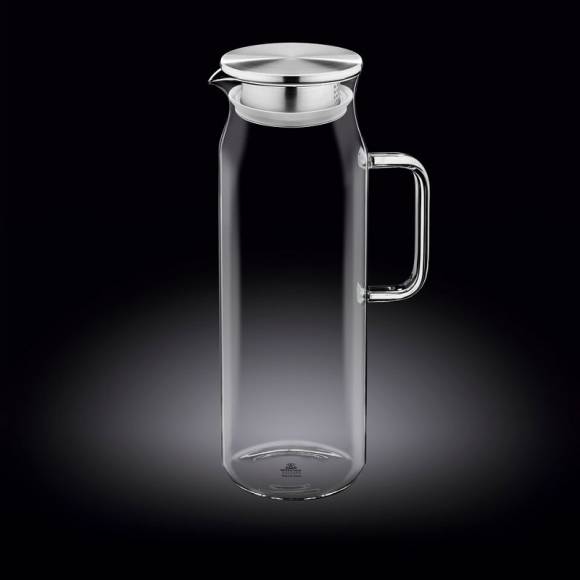 Кувшин 1,5 л. с крышкой + сетка нерж Термостекло Wilmax 888210 Кувшин 1,5 л. с крышкой + сетка нерж Термостекло Wilmax 888210