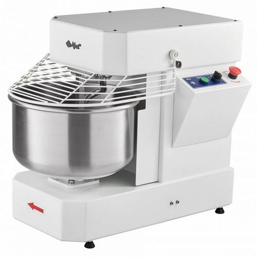 Тестомес спиральный Абат ТМС-20НН-2Ц CHEF, 2 скорости, несъемная дежа 20 л