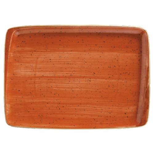 Тарелка прямоугольная 23х16см фарфор Moove Aura Terracota Bonna /12/ ATC MOV 26 DT