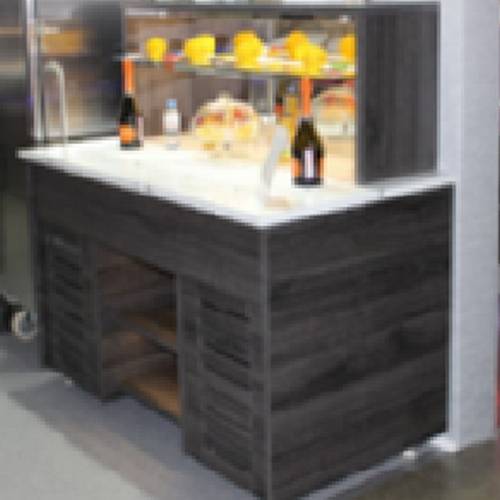 Салат-бар пристенный с охлаждаемой поверхностью из иск. камня Special ПО-158/ПК/Sp