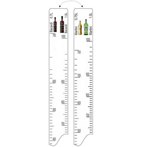 Линейка Martini (0.75 л./1 л.)/ Bacardi (0.7 л./1 л.) 63598 /1/