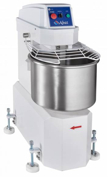 Тестомес спиральный Абат ТМС-40НН-2Ц CHEF, 2 скорости, несъемная дежа 40 л, неподъемная траверса