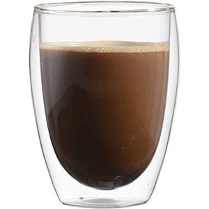 Бокал 350мл двойные стенки Проотель Yongsheng термост. стекло DC034