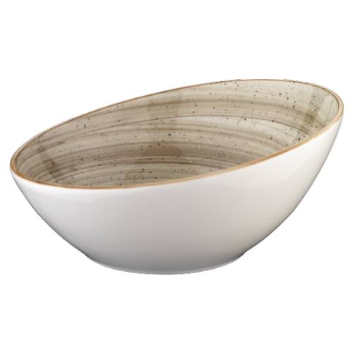 Салатник наклонный 18см 400мл фарфор Vanta Aura Terrain Bonna /6/ ATR VNT 18 KS