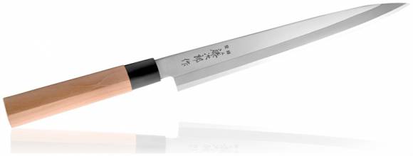 Нож Янаги для сашими традиционный Tojiro Japanese Knife 270мм сталь Mo-V, рукоять дерево F-1058 Нож Янаги для сашими традиционный Tojiro Japanese Knife 270мм сталь Mo-V, рукоять дерево F-1058