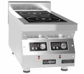 Плита индукционная 2-х конфорочная Abat КИП-27Н-3,5 настольная серия 700 Плита индукционная 2-х конфорочная Abat КИП-27Н-3,5 настольная серия 700