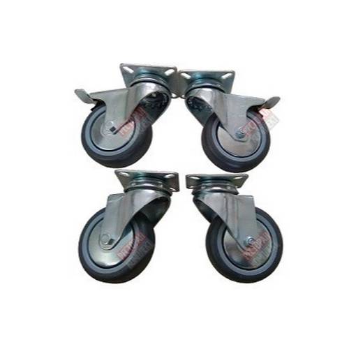 Комплект колес для модулей REFETTORIO шведский стол цвет серый Комплект колес для модулей REFETTORIO шведский стол цвет серый