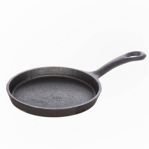 Сковорода 130х15мм чугун Luxstahl с ручкой порционная SM13 Сковорода 130х15мм чугун Luxstahl с ручкой порционная SM13