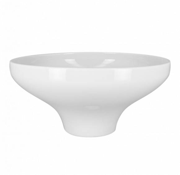 В. Салатник круглый 152мм на ножке RAK Porcelain Moon фарфор белый MOBW15 /6/