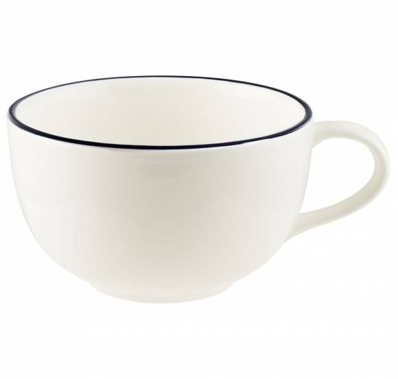 Чашка чайная 250 мл 96 мм h=56 мм Линеа Черный Bonna LNEBLRIT04CPF
