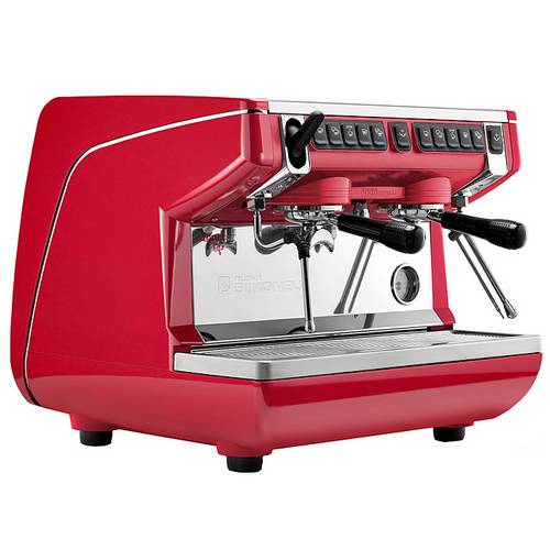 Кофемашина-полуавтомат Nuova Simonelli Appia Life Compact 2Gr S 220V red +economizer+high groups