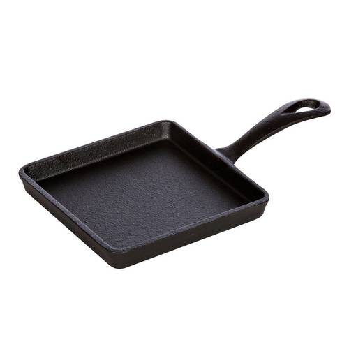 Сковорода 140х140мм чугун Luxstahl с ручкой порционная SM14 Сковорода 140х140мм чугун Luxstahl с ручкой порционная SM14