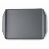 Поднос прямоугольный 42х30см серый поверхность классик (107) MGprof 1732