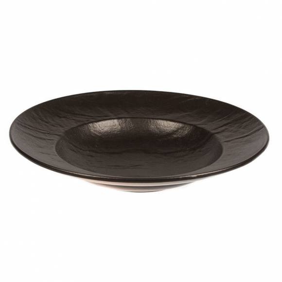 Тарелка для пасты/салата Black Raw Stellar 28,5*5 см, P.L. Proff Cuisine 70158
