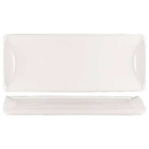 Тарелка прямоугольная 39х16см фарфор Layer White Bonna /6/ LYR 41 DT