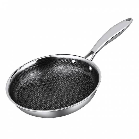 Сковорода 300*45мм, "Honeycombs", нерж. c антиприг. покр.. Индукция, ProffCuisine 81280101
