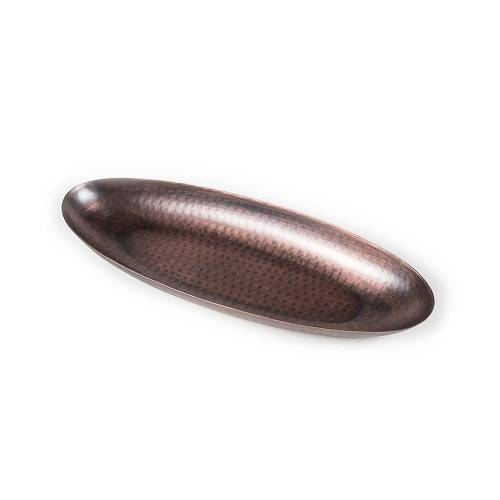 Поднос овальный 370х130х27,5мм нерж. сталь Hammered Antique 81240015