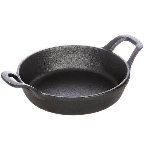 Сковорода 160х37мм чугун Luxstahl с двумя ручками порционная CIPR6250 Сковорода 160х37мм чугун Luxstahl с двумя ручками порционная CIPR6250