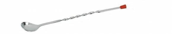 Ложка барная с кнопкой красной 25 см MGSteel Ложка барная с кнопкой красной 25 см MGSteel