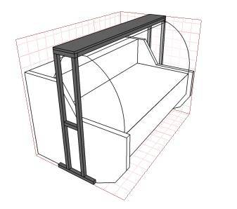 Торговая надстройка над витриной Илеть 1.2 Торговая надстройка над витриной Илеть 1.2