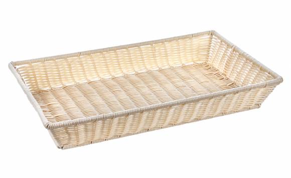 Корзинка для хлеба 525х325х80мм прямоугольная пластиковая бежевая Beige 3065 кт262 Корзинка для хлеба 525х325х80мм прямоугольная пластиковая бежевая Beige 3065 кт262