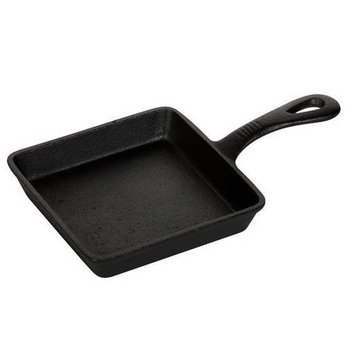 Сковорода 142х142x26мм чугун Luxstahl с ручками порционная HE6101 Сковорода 142х142x26мм чугун Luxstahl с ручками порционная HE6101